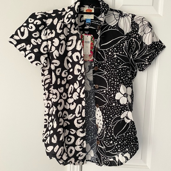 Anthropologie x Farm Rio Printed Surf Shirt - Picture 8 of 12